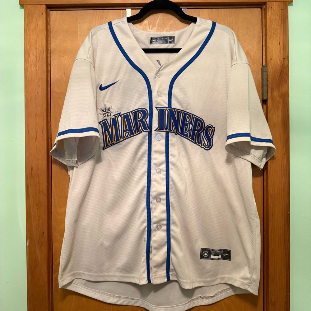 Cream Seattle Mariners Rodriguez Jersey - XXL